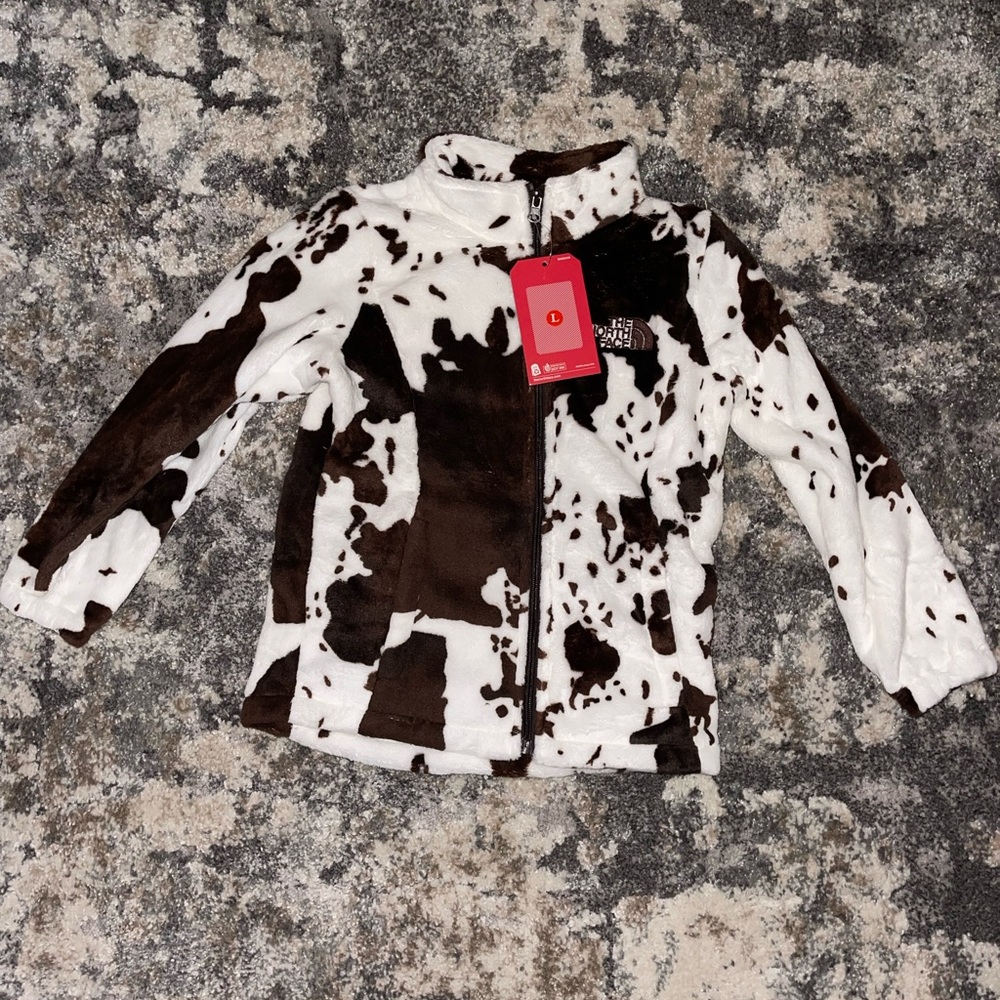 BRAND NEW cow print North Face CHILDREN’s jacket